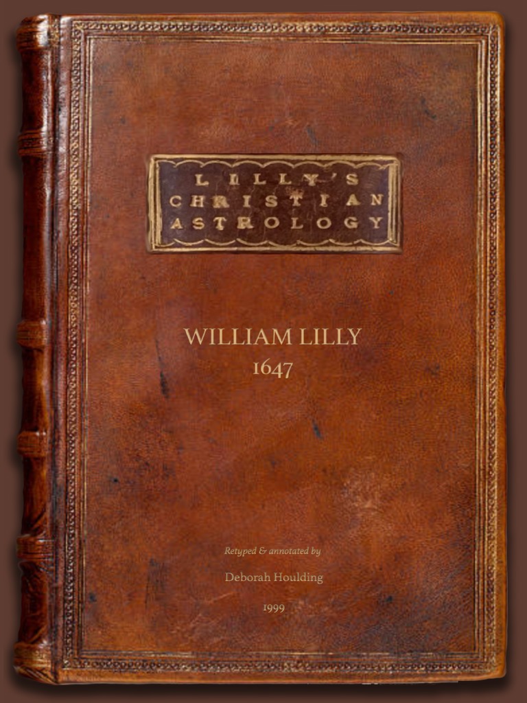 Christian Astrology PDF PDF Astronomy