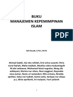 Buku Manajemen Kepemimpinan Islam Karya Ekonomi Syariah Semester 7 Final