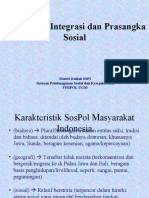 Pluralisme, Integrasi Dan Prasangka Sosial