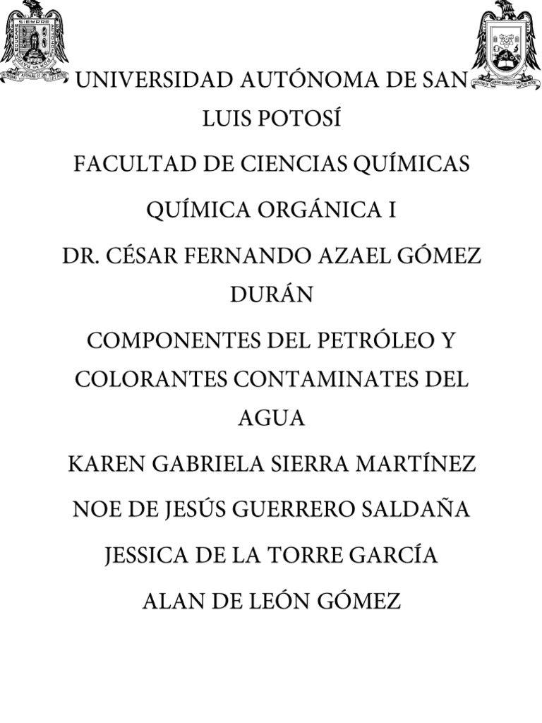 Informe Word Equipo 4 de Leon Gomez Alan | PDF | Hidrocarburos | Petróleo