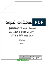 Placa 32 --- HP Pavilion DV7 AMD Compal LA-4091P JBK00 UMA Rev 0.2 Schematics