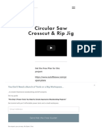 Circular Saw Crosscut & Rip Jig - Out of The Woodw