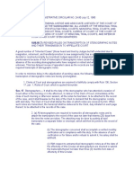 Procedure For Transcription of Stenographic Notes