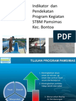 Indikator dan Pendekatan Program STBM Pamsimas Kec. Bontoa