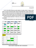 Nota Horarios 3â°a