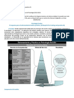 A Blueprint For Training and Practice (El Esquema para El Entrenamiento Teórico-Práctico) .