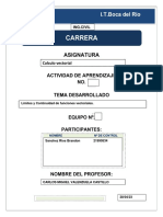 Limites y Continuidad de Funciones Vectoriales