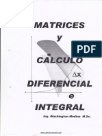 Matrices y Cálculo Diferencial - Washington Medina - 1ed PDF
