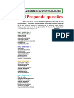 Meio Ambiente e Sustentabilidade