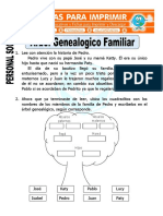 Ficha de Arbol Genealogico Familiar para Segundo de Primaria