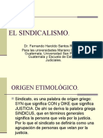 EL SINDICALISMO