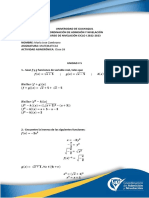 Tarea de Matemática