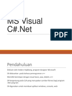 MS Visual C# Dasar