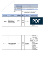 Plan de auditoría ISO 14001:2015 de producción en empresa alimentaria