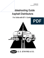 Troubleshooting Guide Asphalt Distributors: For Units With BT-1 Controls