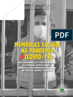 Memórias Sociais Na Pandemia (Covid-19) : Uma Experiência de Curricularização Da Extensão Universitária - Narrativas Da Comunidade Acadêmica Da Univille (Campus Joinville)