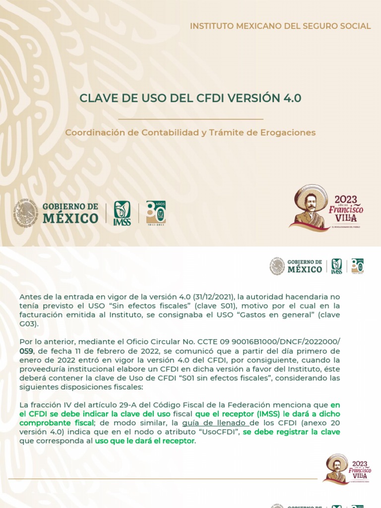 Uso de CFDI S01 Sin Efectos Fiscales | PDF | Finanzas y dinero