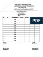 Daftar Hadir Pelatih Eskul PMR 1