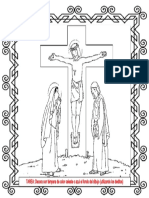 Arte Dibujo Jesús Crucificado