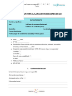 Historia Clínica para Paciente Pos Covid PDF