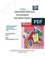Modul Pola Bilangan Dan Barisan Kelas 8 2020 Flipbook PDF