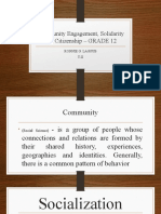 2 Community Engagement Solidarity and Citizenship GRADE