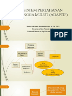 Sistem Pertahanan Rongga Mulut Adaptif & Mukosal