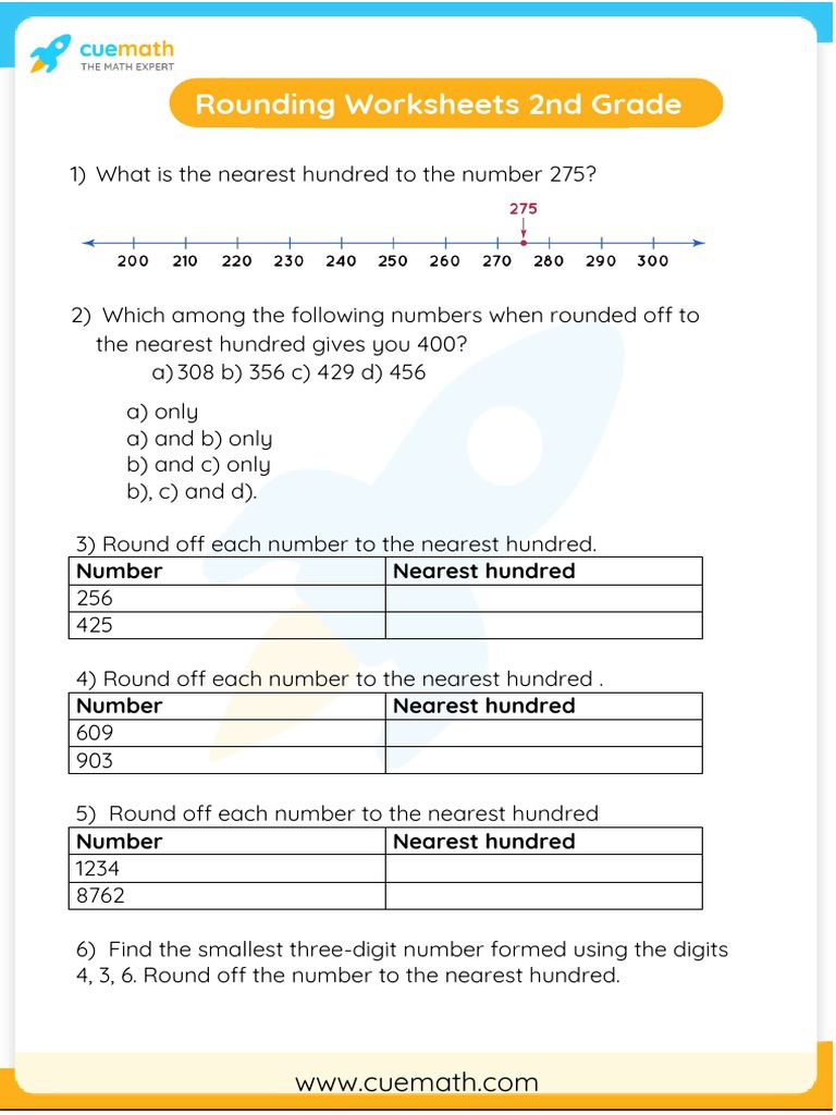 Rounding Worksheets 2nd Grade - Worksheet 3 PDF | PDF | Teaching ...