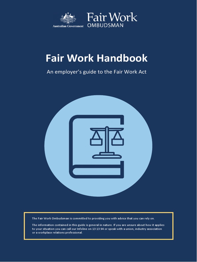 Fair Work Handbook PDF Employment Layoff