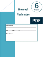 Noviembre - 6to Grado - Guía