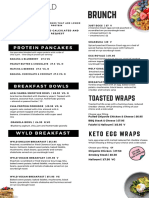 beWYLD 2022 Menu