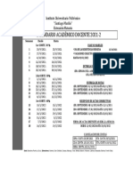 Calendario Academico Docente 2021-2