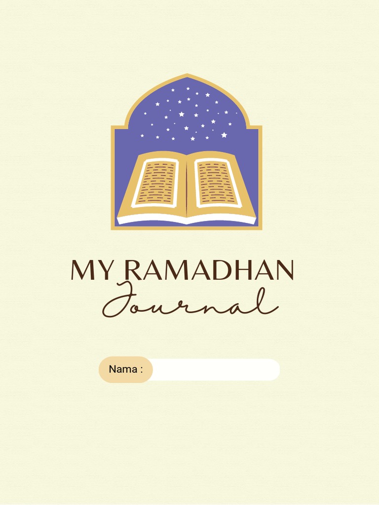 Ramadhan Journal | PDF