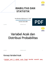 Probabilitas Dan Statistik Pertemuan 3