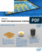Intel processor training document