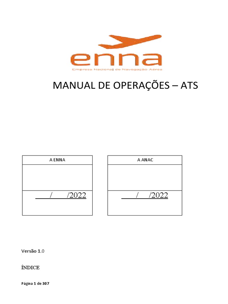 Manual de Operações de Tráfego Aéreo | PDF | Controle de tráfego aéreo ...