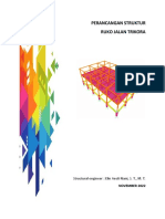 NOTA DESAIN STRUKTUR RUKO JLN TRIKORA Sesudah Rapat