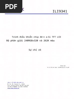 1177 Ili9341 PDF | PDF