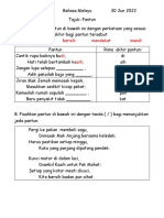 Bahasa Melayu 2AK 30 Jun 2022