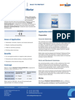 Drybase Universal Mortar Datasheet PDF