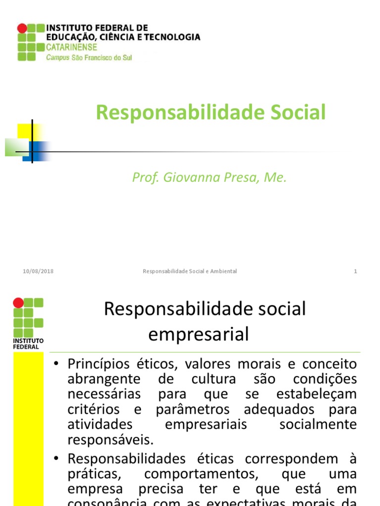 Conceitos de Responsabilidade Social Empresarial | PDF | Sociologia ...