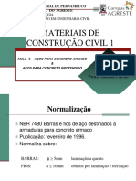 Aula 6 Aços para concreto armado