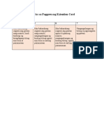 Rubrics Sa Paggawa NG Extention Cord