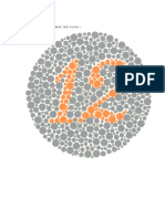 Isihara-12 Plates