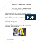 Aplicaciones de Transferencia de Momento en La Industria Quimica.