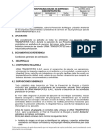 UNNA-TRANSP-SSOMA-CO-PRO-0016 Responsabilidades de Empresas Subcontratistas Rev04