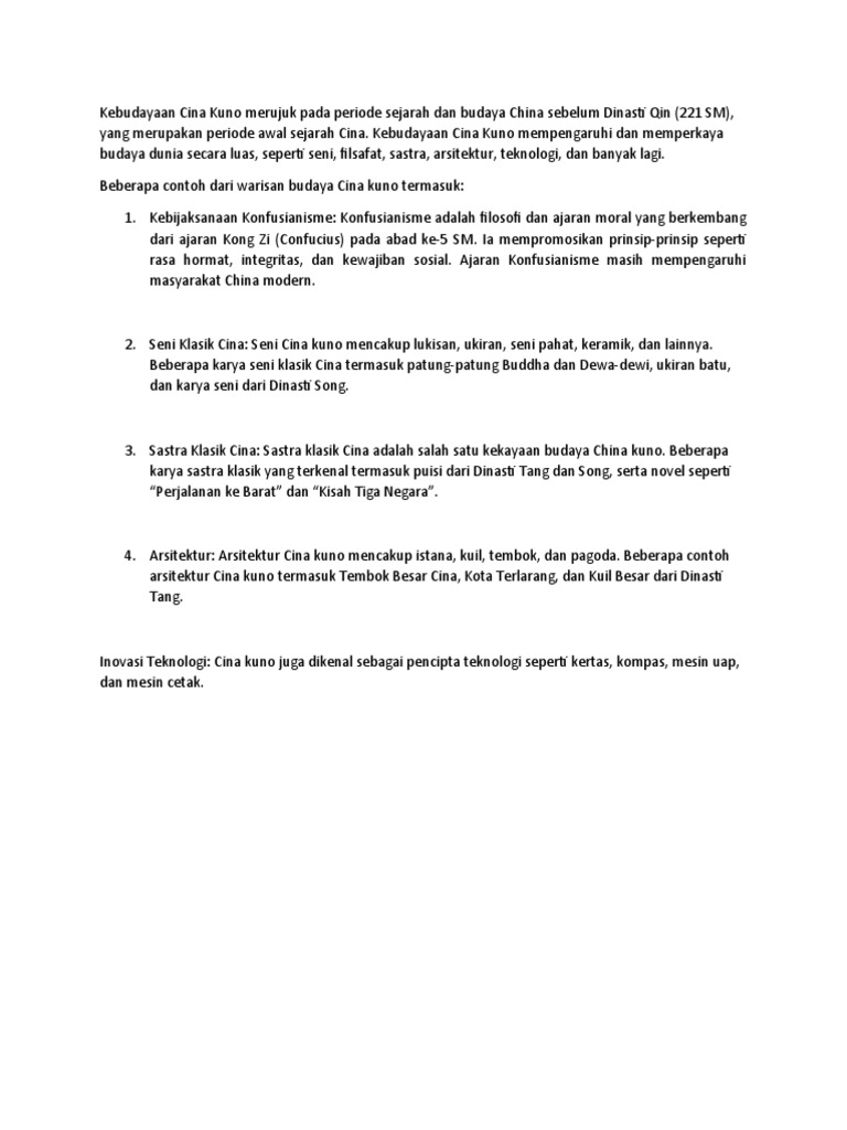 Kebudayaan Cina Kuno Pdf Seni Agama Spiritualitas