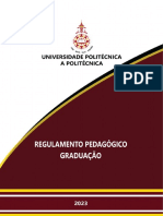 Regulamento Pedagógico de Graduação - A POLITÉCNICA - Revisto 2023