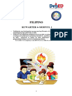 Filipino8 4th Module 1 PDF