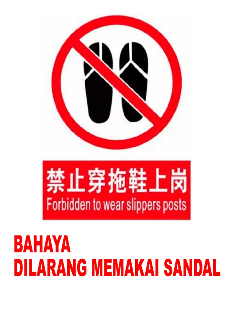 Dilarang Pakai Sandal | PDF